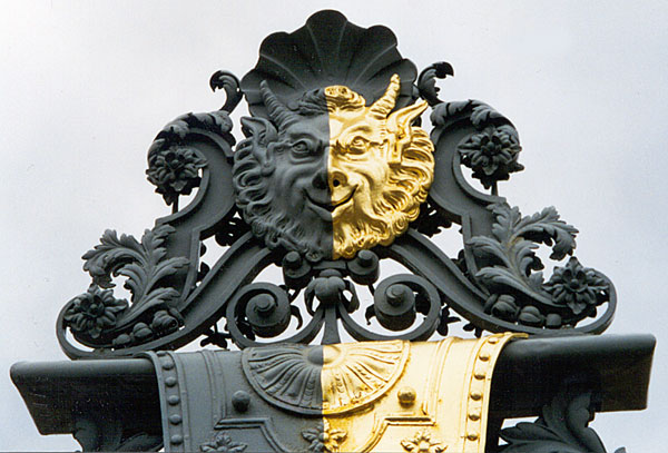 Gargoyle at Hampton Court, England