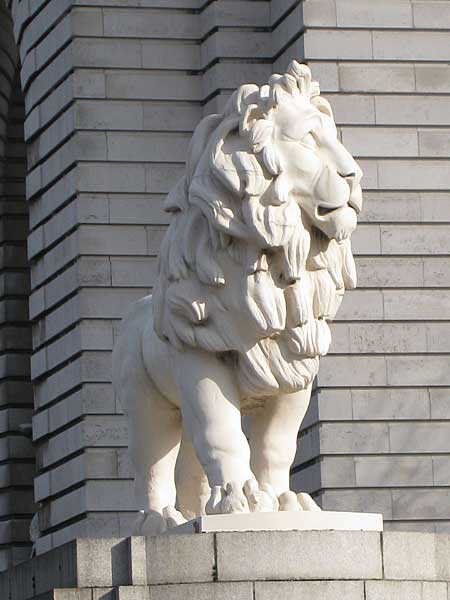 Stone Lion in London, England