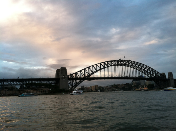 Sydney Harbor Bridge in New South Wales, Australia