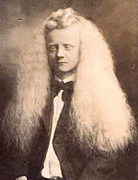 19th-century boy with albinism